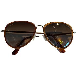Maui Jim Honomanu 260 16C Titanium Tortoise Brown Frames + HCL Polarized Lenses